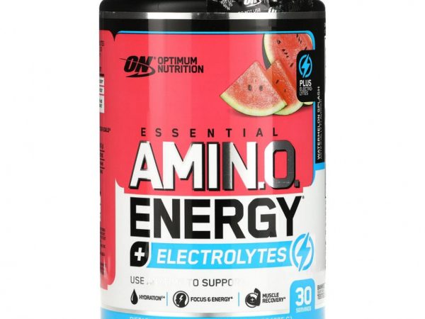 Optimum Nutrition, Essential Amino Energy + электролиты, арбузный взрыв, 10,05 унц. (285 г)