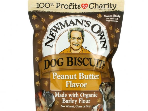 Newman's Own Organics, Dog Biscuits, арахисовая паста, 284 г (10 унций)