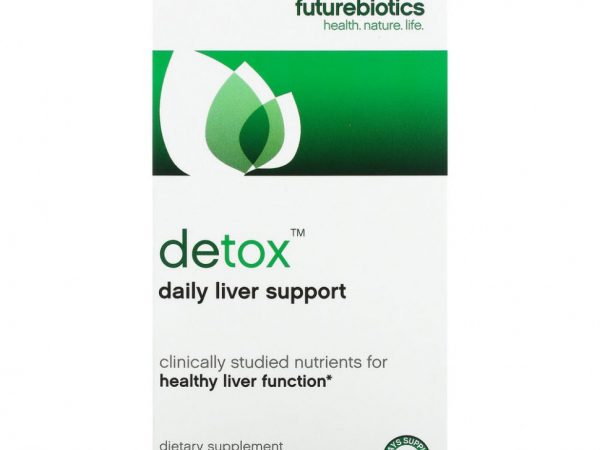 FutureBiotics, Detox, ежедневная поддержка печени, 60 вегетарианских капсул