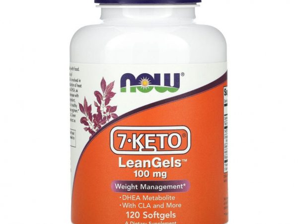 NOW Foods, 7-Keto LeanGels, 100 мг, 120 мягких желатиновых капсул