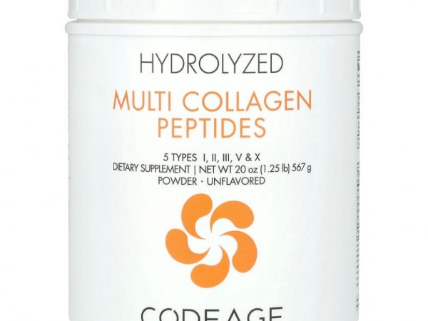 Codeage, гидролизованные пептиды коллагена, нейтральный вкус, 567 г (20 унции)