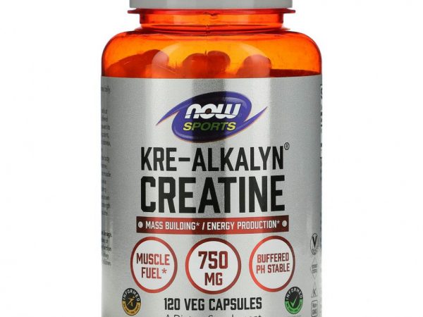 NOW Foods, Sports, Kre-Alkalyn Creatine (креалкалин креатин), 120 капсул