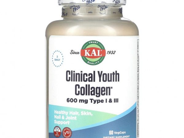 KAL, Clinical Youth Collagen, коллаген, 60 вегетарианских капсул