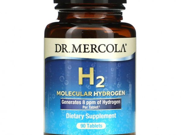 Dr. Mercola, молекулярный водород H2, 90 таблеток