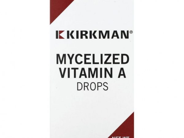 Kirkman Labs, мицеллярный витамин A, в каплях, 30 мл (1 жидк. унция)