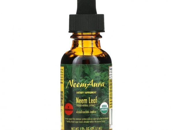 NeemAura, Концентрированный экстракт листьев нима, 1 жидкая унция (30 мл)