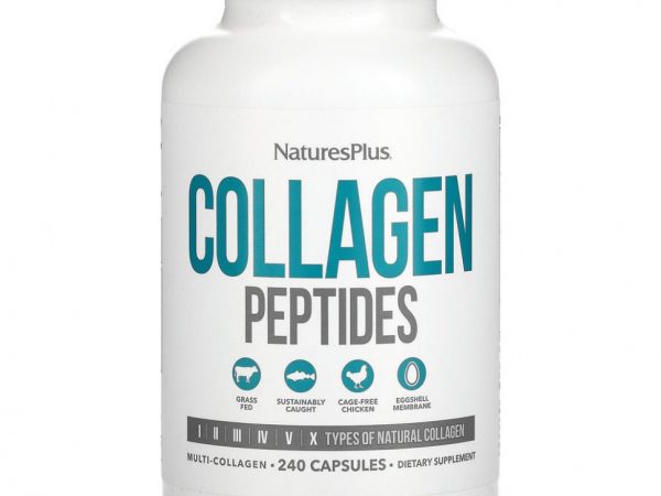NaturesPlus, Коллагеновые пептиды, 240 капсул