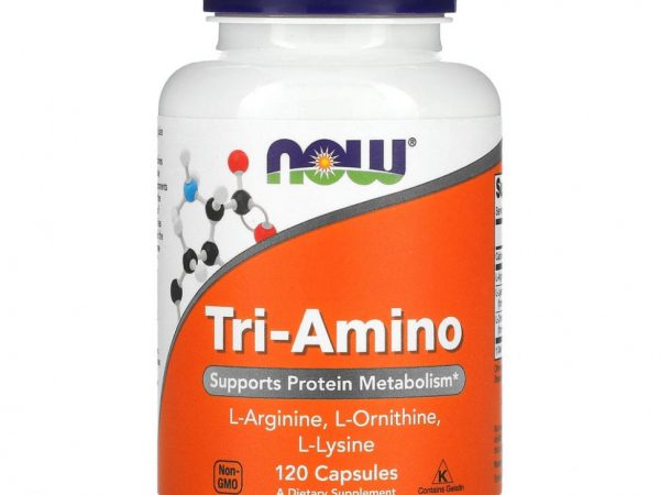 NOW Foods, Tri-Amino, 120 капсул