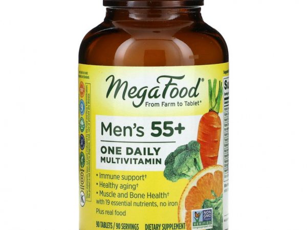 MegaFood, One Daily, добавка для мужчин старше 55 лет, 90 таблеток