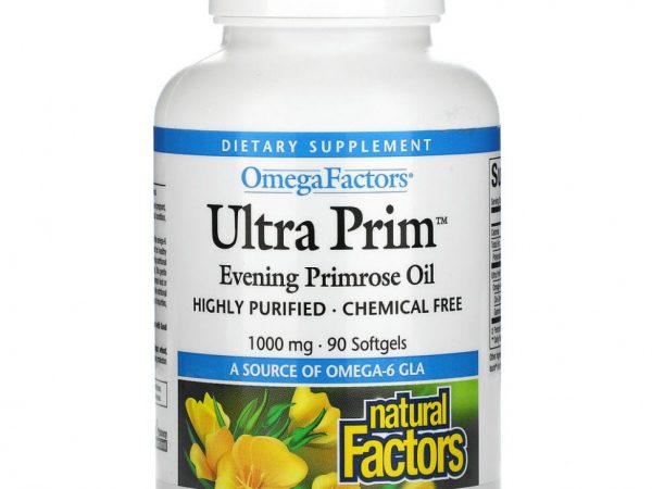 Natural Factors, Ultra Prim, 1000 мг, 90 капсул
