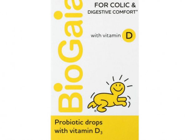 BioGaia, ProTectis, детские капли, против колик и для комфортного пищеварения, с витамином D, 10 мл (0,34 жидк. унции)