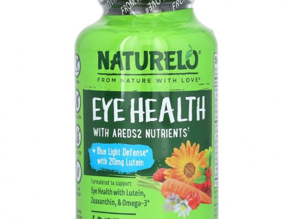 NATURELO, Eye Health Areds 2 Formula, 60 вегетарианских капсул