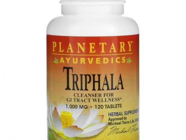 Planetary Herbals, Ayurvedics, трифала, 1000 мг, 120 таблеток