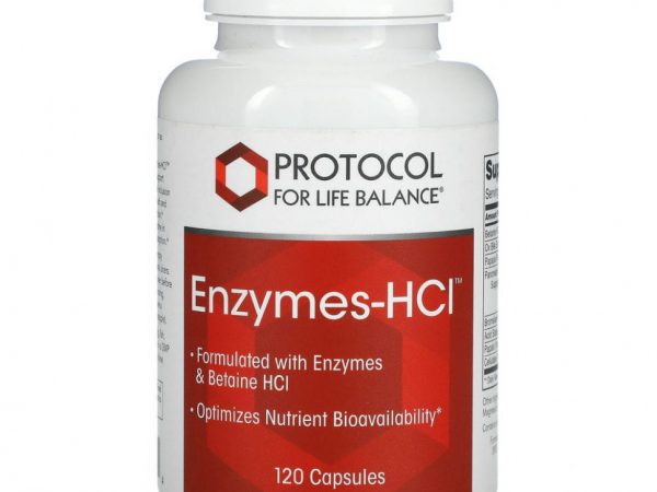 Protocol for Life Balance, Enzymes-HCI, 120 капсул