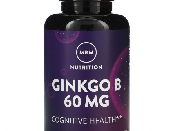 MRM, гинкго билоба, 60 мг, 120 веганских капсул