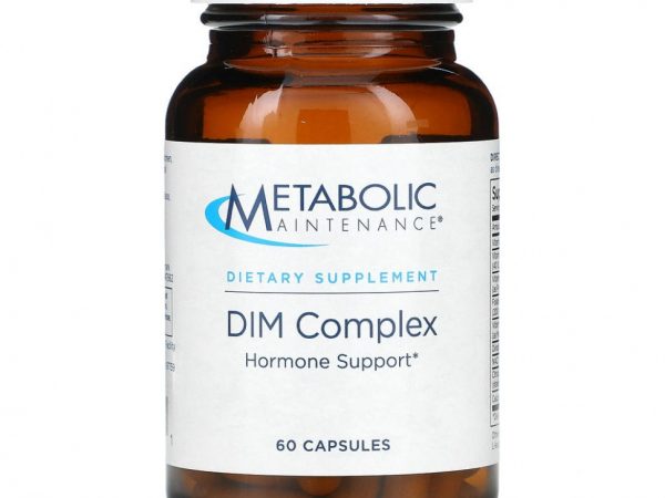 Metabolic Maintenance, DIM Complex, дииндолилметан с кофакторами, 60 капсул