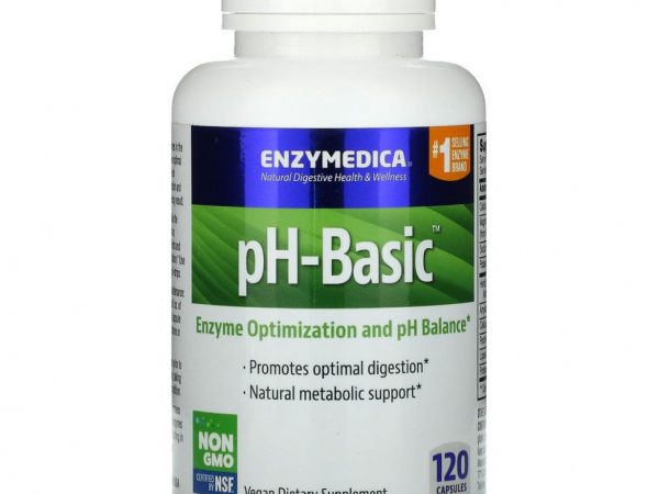 Enzymedica, pH-Basic, баланс, 120 капсул