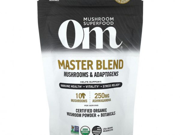 Om Mushrooms, Mushroom Master Blend, смесь грибов, 90 г (3,17 унции)