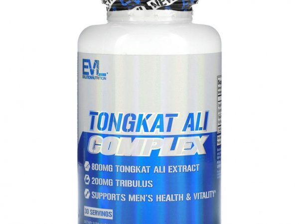 EVLution Nutrition, Tongkat Ali Complex, 800 мг, 60 растительных капсул