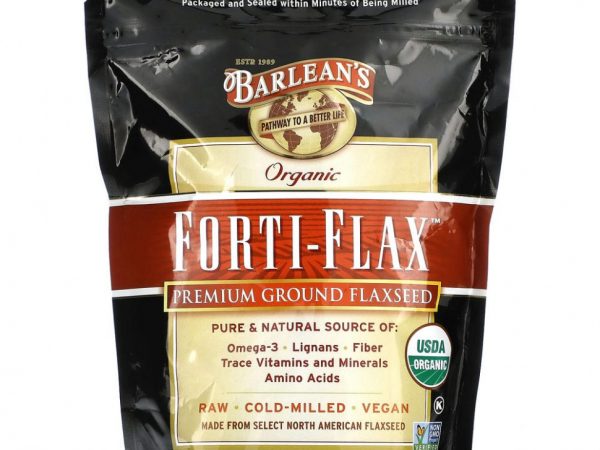 Barlean's, Organic Forti-Flax, молотое льняное семя премиального качества, 397 г (14 унций)