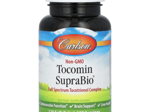 Carlson Labs, Tocomin SupraBio, 120 капсул