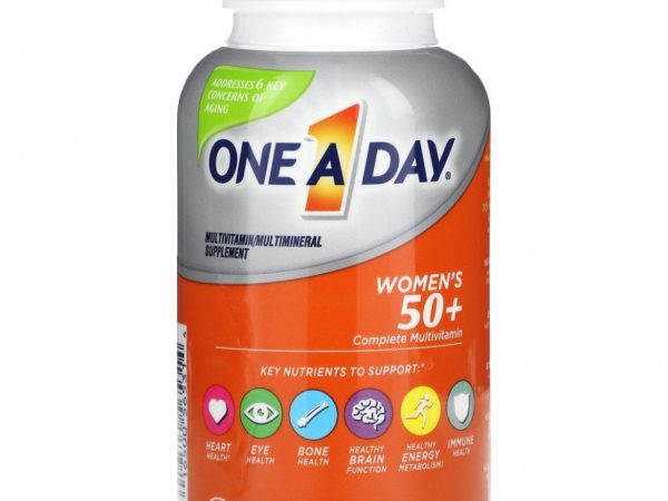 One-A-Day, полноценный мультивитаминный комплекс для женщин старше 50 лет, 100 таблеток