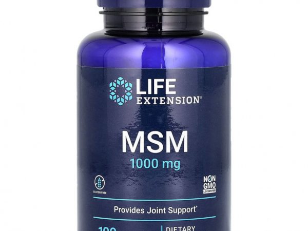 Life Extension, МСМ, 1000 мг, 100 капсул