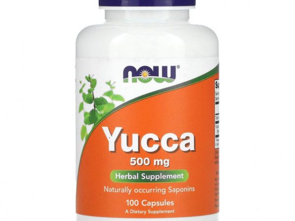 NOW Foods, Юкка, 500 мг, 100 капсул