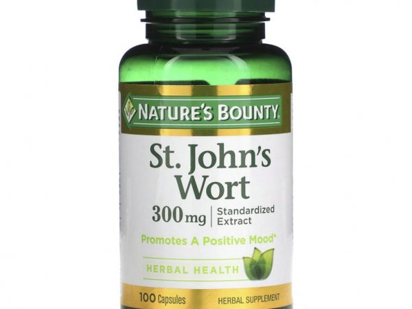 Nature's Bounty, Зверобой, 100 капсул