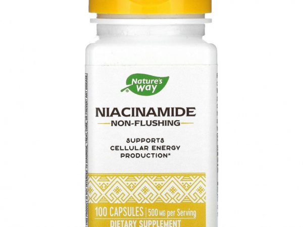 Nature's Way, Никотинамид, 500 мг, 100 капсул