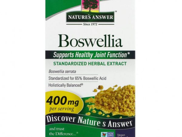 Nature's Answer, Босвеллия, 400 мг, 90 вегетарианских капсул