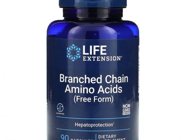 Life Extension, аминокислоты с разветвленной цепью, 90 капсул