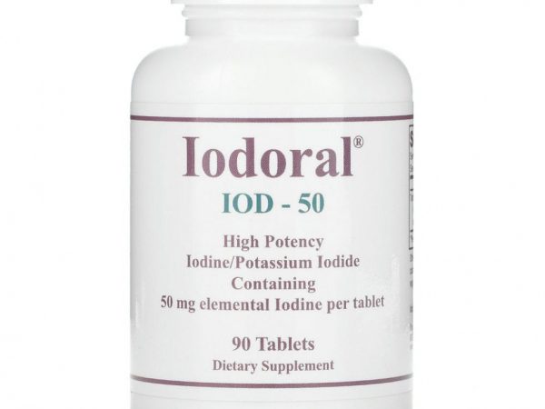 Optimox, Йодорал, 50 мг, 90 таблеток