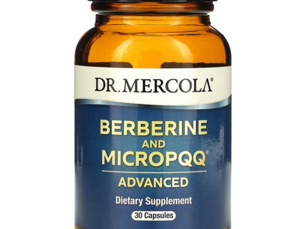 Dr. Mercola, MicroPQQ и берберин с улучшенной рецептурой, 30 капсул