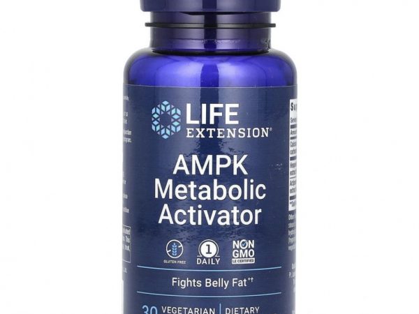 Life Extension, активатор метаболизма AMPK, 30 вегетарианских таблеток