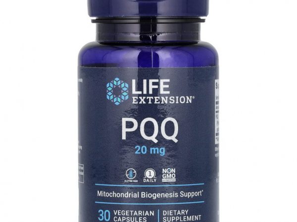 Life Extension, PQQ в капсулах, пирролохинолинхинон, 20 мг, 30 вегетарианских капсул
