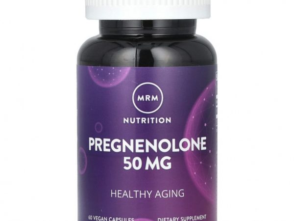 MRM, прегненолон, 50 мг, 60 вегетарианских капсул