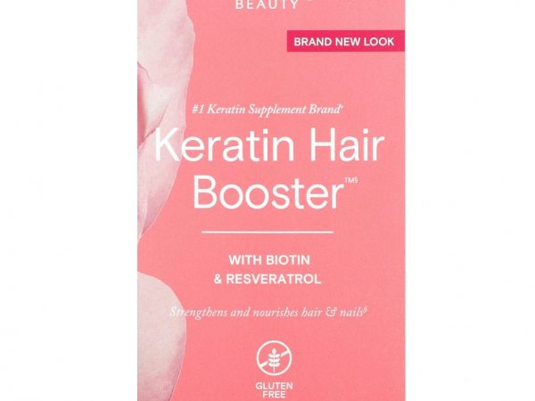 ReserveAge Nutrition, Кератиновый стимулятор для волос с биотином и ресвератролом, 60 капсул