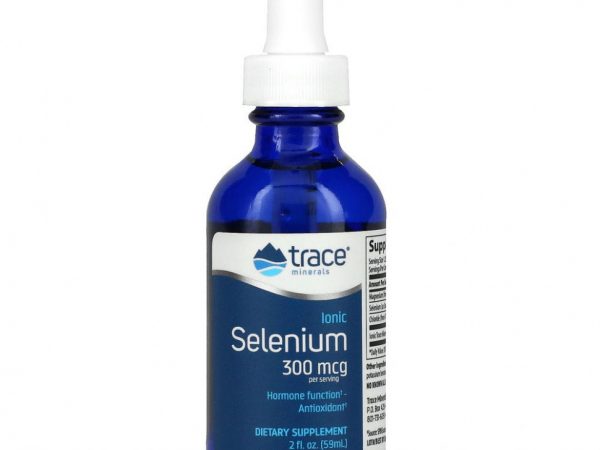 Trace Minerals ®, ионный селен, 300 мкг, 59 мл (2 жидк. унции)
