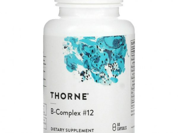 Thorne Research, комплекс витаминов группы B №12, 60 капсул