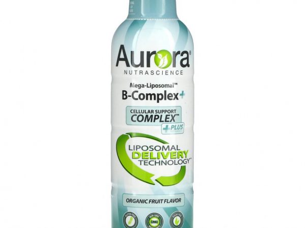 Aurora Nutrascience, Мега-липосомальный комплекс B +, органические фрукты, 480 мл (16 жидких унций)