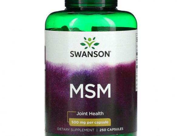 Swanson, МСМ, для здоровья суставов, 250 мг, 250 капсул