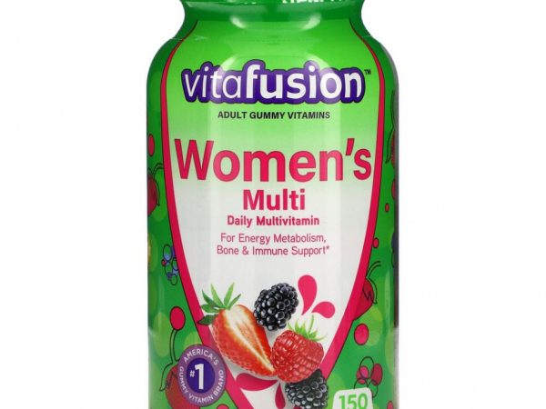 VitaFusion, Жевательные витамины для женщин, натуральные ягодные вкусы, 150 жевательных таблеток