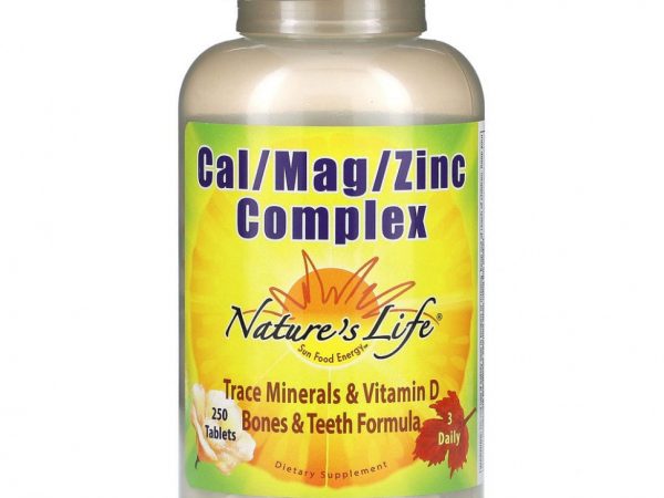 Nature's Life, Комплекс Cal / Mag / Zinc, 250 таблеток