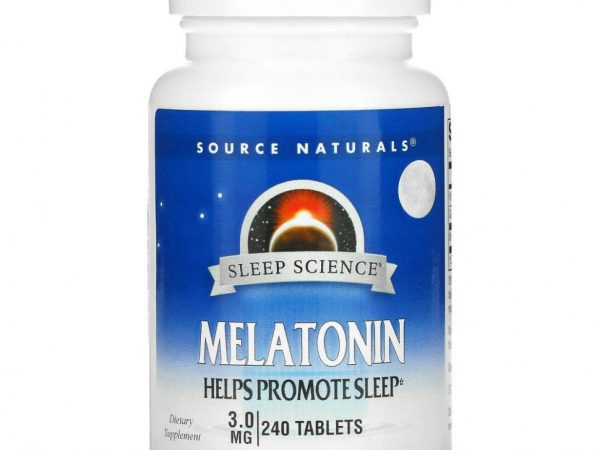 Source Naturals, Мелатонин, 3,0 мг, 240 таблеток