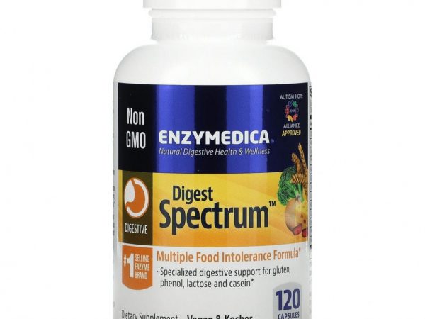 Enzymedica, Спектр пищеварения, 120 капсул