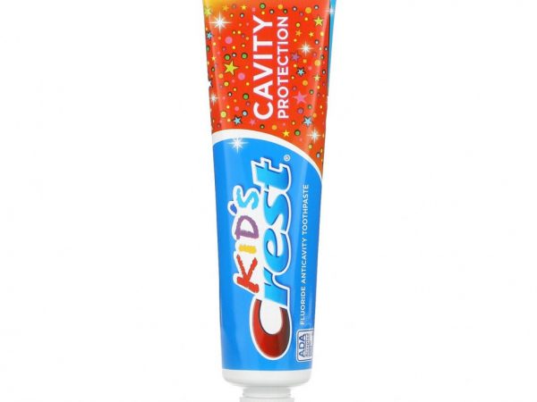 Crest, Kids, защита кариеса, фторсодержащая зубная паста от кариеса, Sparkle Fun, 62 г (2,2 унции)
