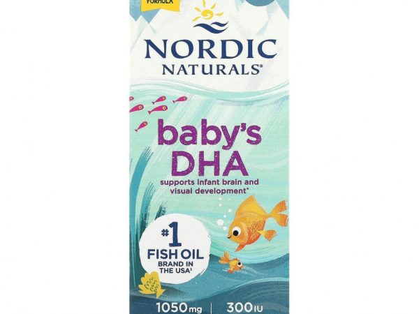 Nordic Naturals, докозагексаеновая кислота (ДГК) с витамином D3 для детей, 1050 мг, 60 мл (2 жидк. унции)