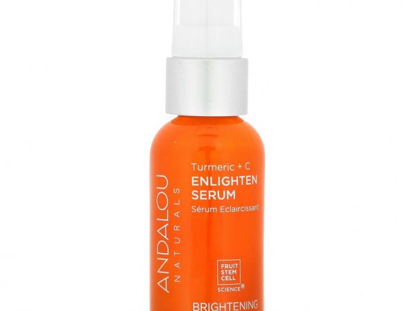 Andalou Naturals, осветляющая сыворотка, с куркумой и витамином C, 32 мл (1,1 жидк. унции)