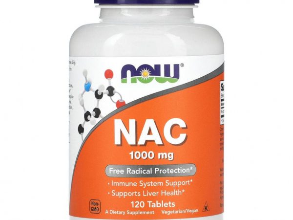 NOW Foods, NAC, 1000 мг, 120 таблеток